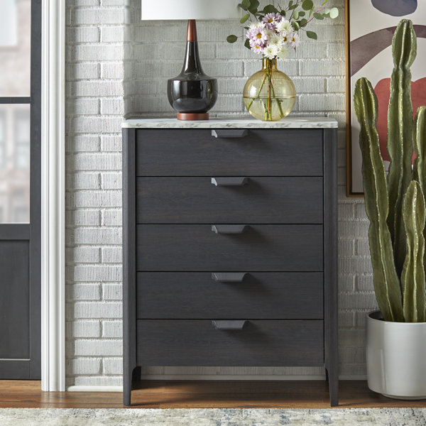 Brayden Studio® Lebel 5 Drawer Dresser & Reviews Wayfair